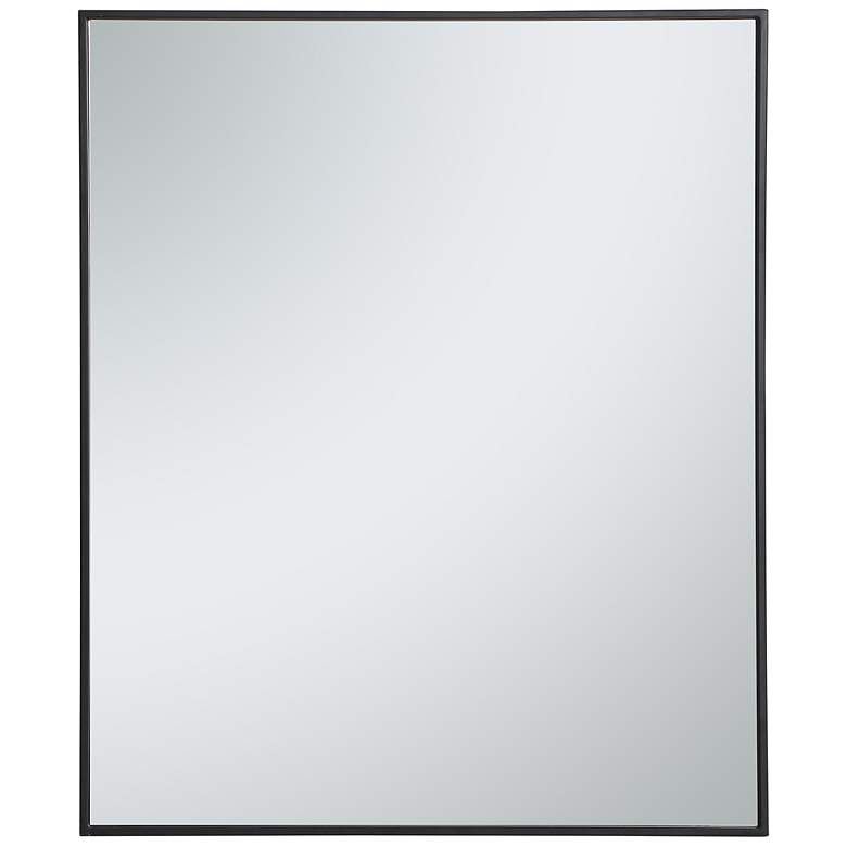 Image 3 Eternity Black 30" x 36" Rectangular Vanity Wall Mirror