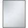 Eternity Black 30" x 36" Rectangular Vanity Wall Mirror