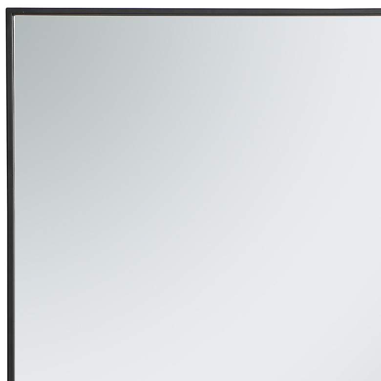 Image 4 Eternity Black 30" x 36" Rectangular Vanity Wall Mirror more views