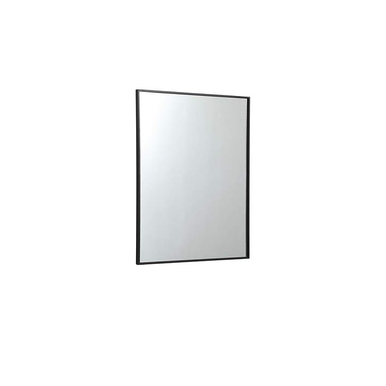 Image 6 Eternity Black 30" x 36" Rectangular Vanity Wall Mirror more views