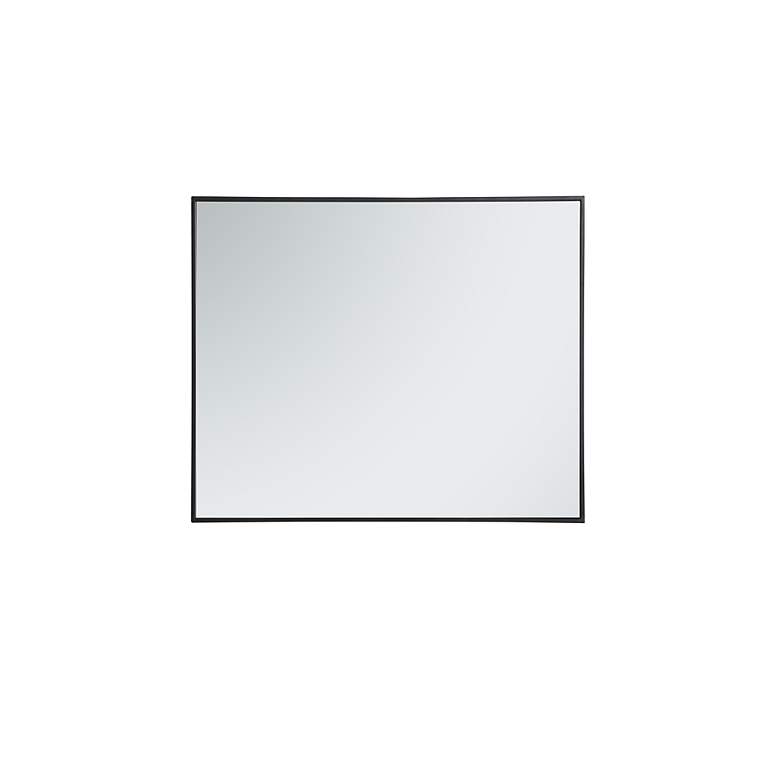 Image 7 Eternity Black 30" x 36" Rectangular Vanity Wall Mirror more views