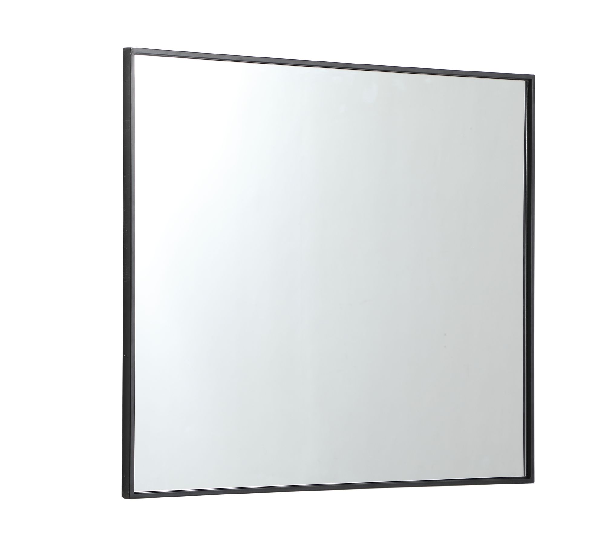 Eternity Black 30" x 36" Rectangular Vanity Wall Mirror in scene