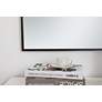 Eternity Black 30" x 36" Rectangular Vanity Wall Mirror in scene
