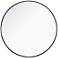 Eternity Black 32" Round Vanity Wall Mirror
