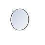 3_Eternity Black 32" Round Vanity Wall Mirror more views