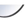 5_Eternity Black 32" Round Vanity Wall Mirror more views