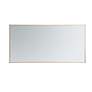 3_Eternity Brass 36" x 72" Rectangular Vanity Wall Mirror more views