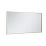 6_Eternity Brass 36" x 72" Rectangular Vanity Wall Mirror more views