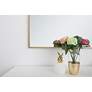 Eternity Brass Metal 24" x 60" Rectangular Floor/Wall Mirror in scene