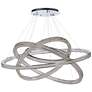 1_Eternity LED 1-Light 60" Wide Polished Chrome Pendant Light