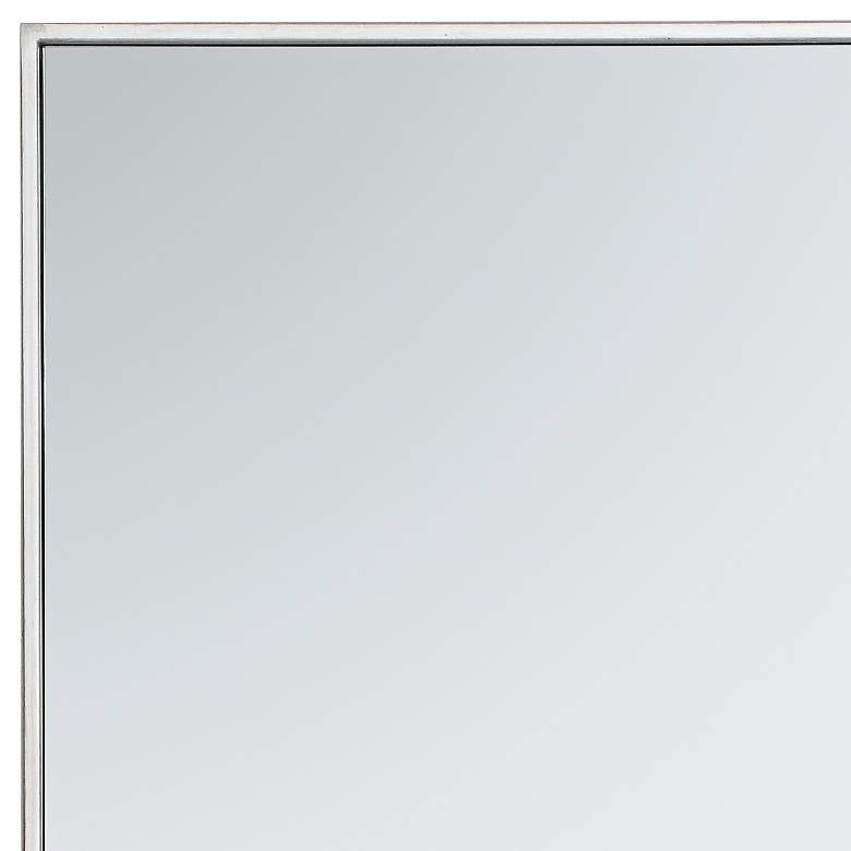 Image 4 Eternity Silver 18" x 36" Rectangular Vanity Wall Mirror more views