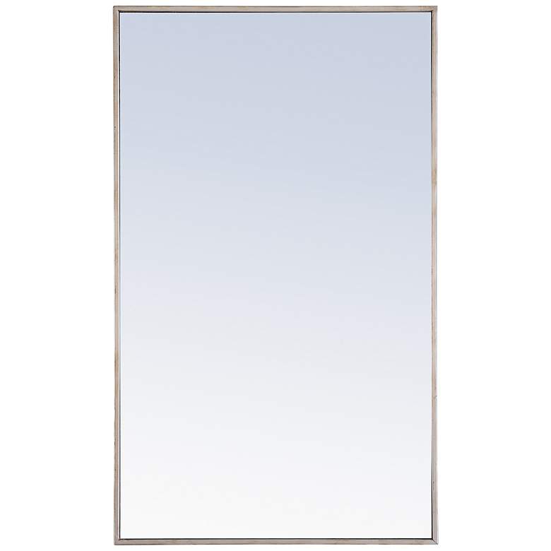 Image 2 Eternity Silver 24" x 40" Rectangular Vanity Wall Mirror