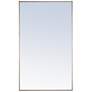 2_Eternity Silver 24" x 40" Rectangular Vanity Wall Mirror