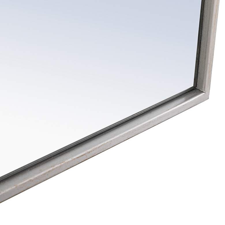 Image 5 Eternity Silver 24" x 40" Rectangular Vanity Wall Mirror more views