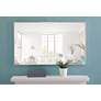 5_Eternity Silver 24" x 40" Rectangular Vanity Wall Mirror more views