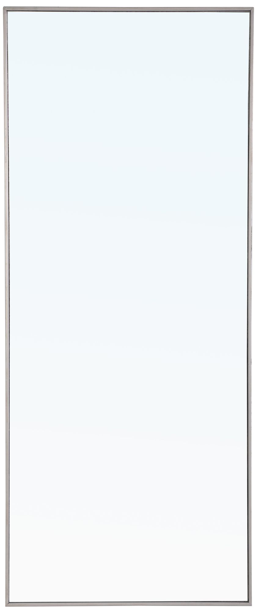 Eternity Silver 30" x 72" Rectangular Vanity Wall Mirror