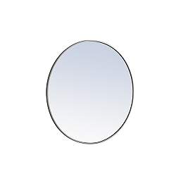 Image5 of Eternity Silver Metal 36" Round Vanity Wall Mirror more views