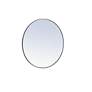 5_Eternity Silver Metal 36" Round Vanity Wall Mirror more views