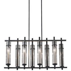 Ethan 37 1/2&quot;W Forged Iron Kitchen Island Light Chandelier