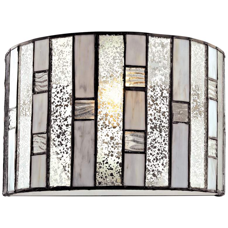 Image 1 Ethan 7" High Tiffany Bronze 1-Light Wall Sconce