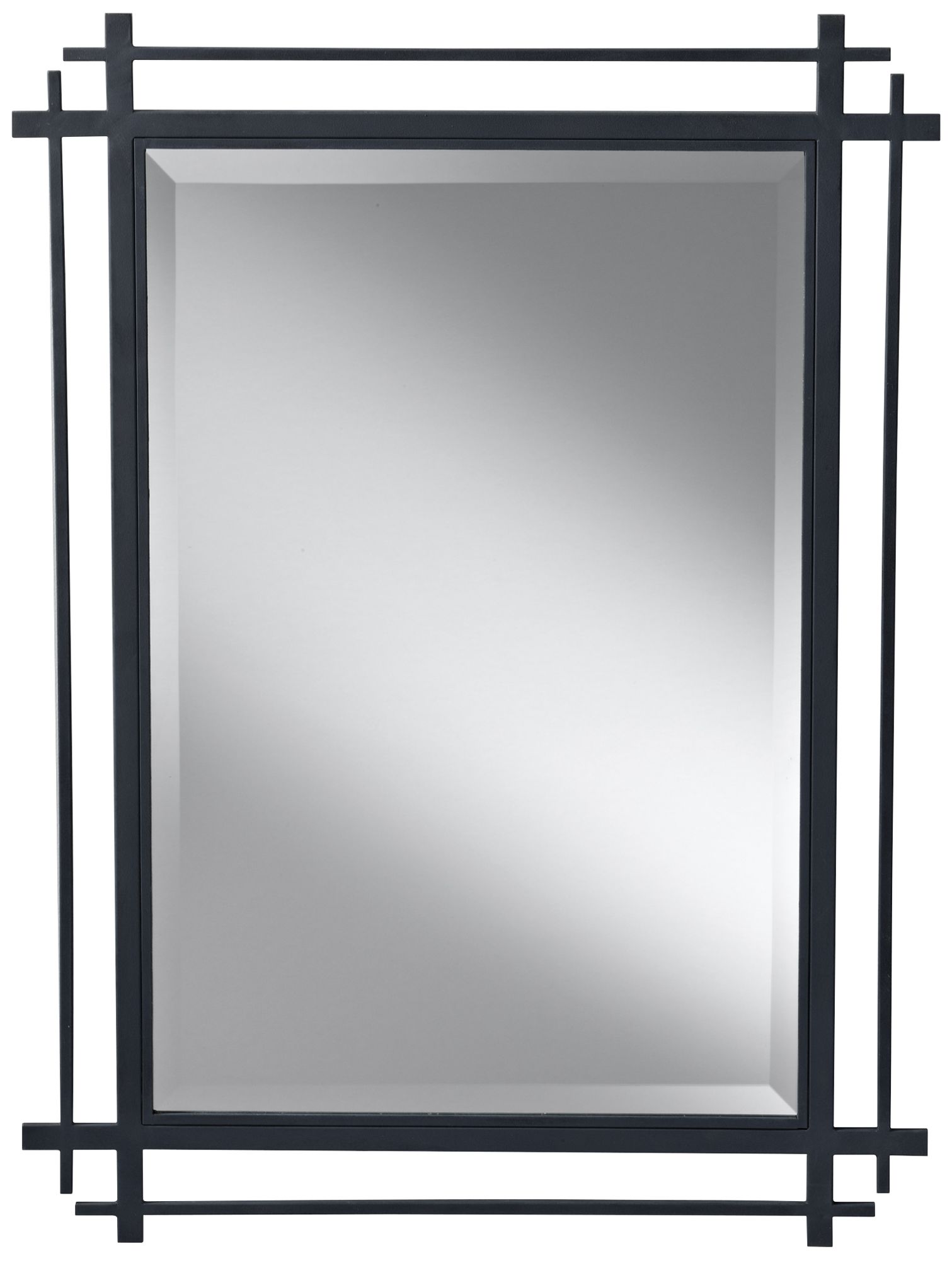 Ethan Antique Iron 27 1/4" x 37" Wall Mirror 14T19 Lamps Plus