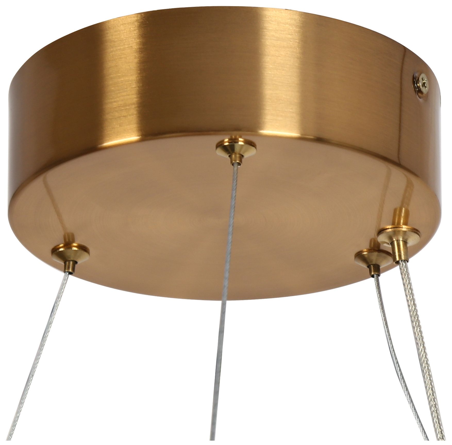 Image 3 Ethel 1-Light LED Gold Chandelier - Made to Order more views