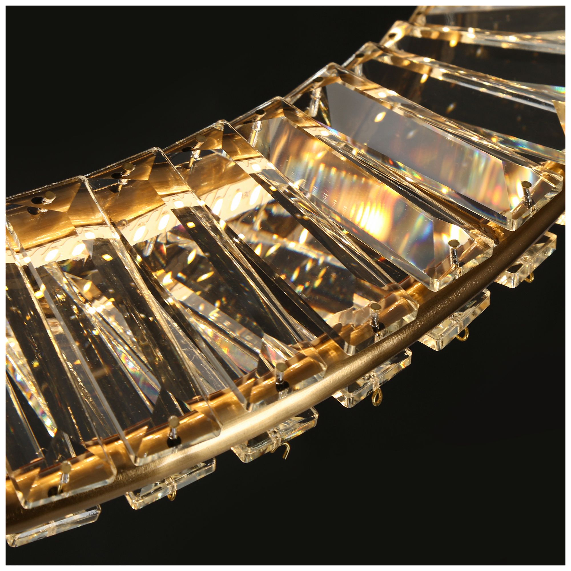 Ethel 1-Light LED Gold Chandelier - Made to Order