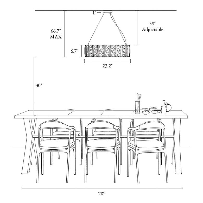 Image 5 Ethel 23 1/2" Wide Matte Black and Crystal Drum Chandelier more views