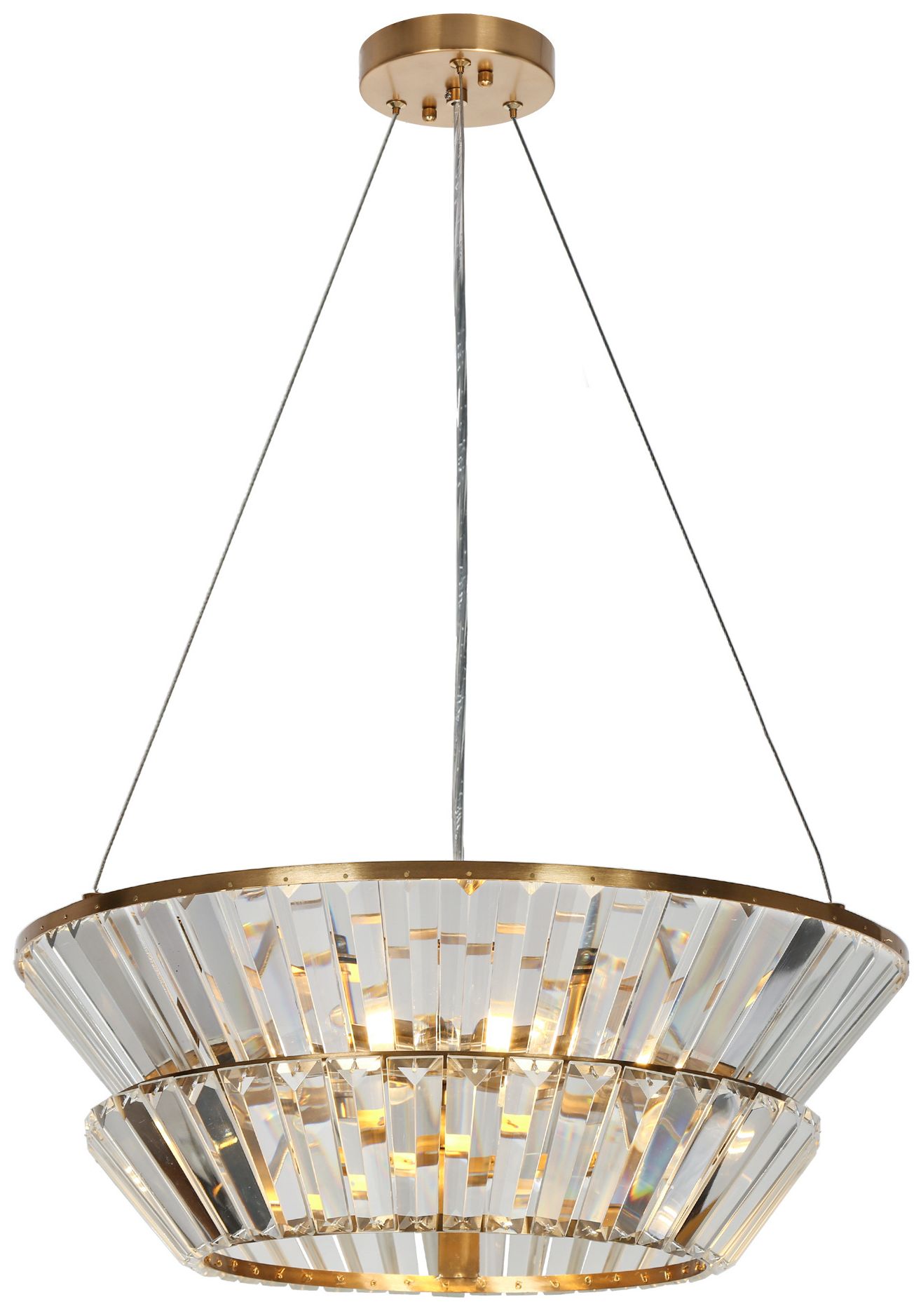 Ethel 3-Light Crystal Chandelier - Made to Order