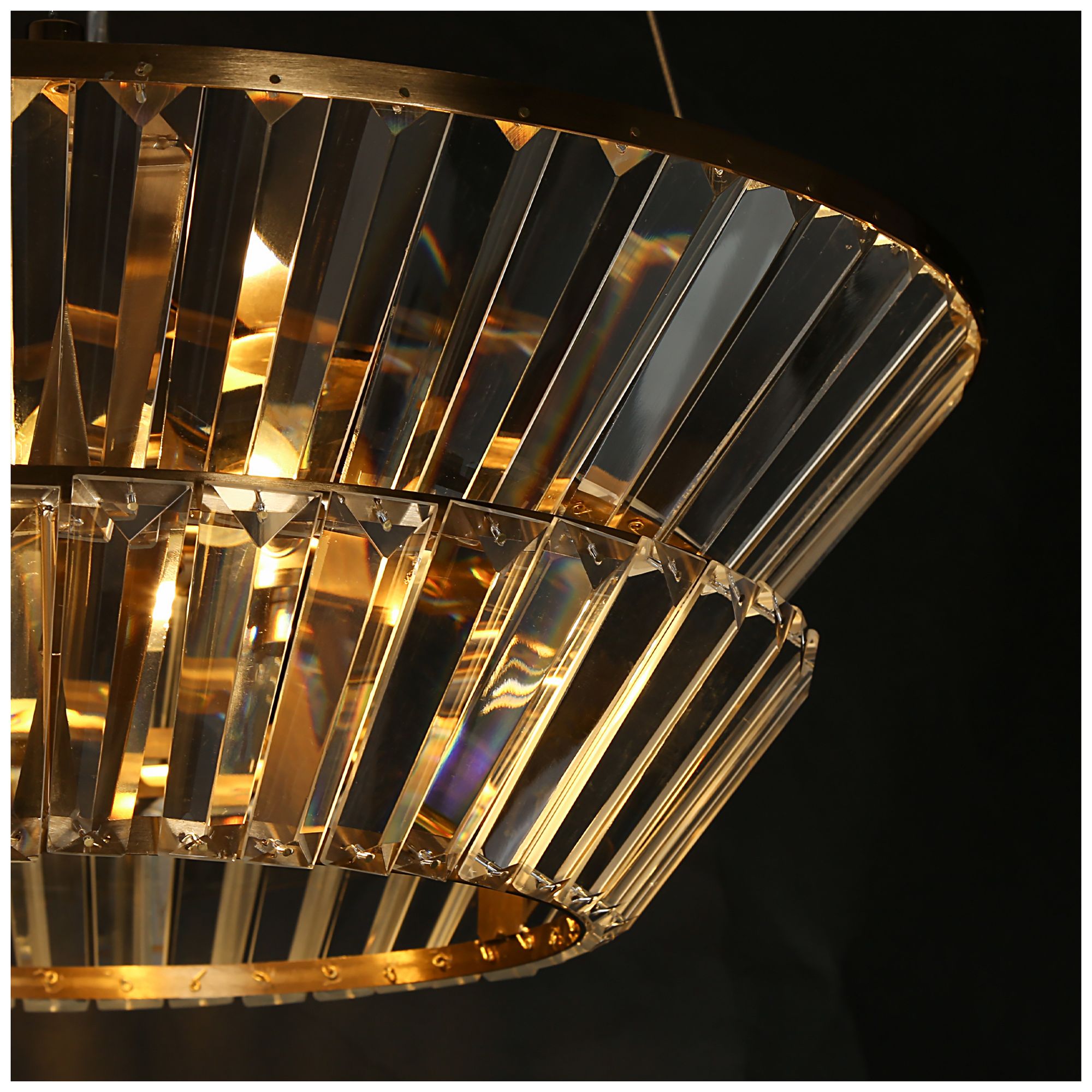 Image 2 Ethel 3-Light Crystal Chandelier more views