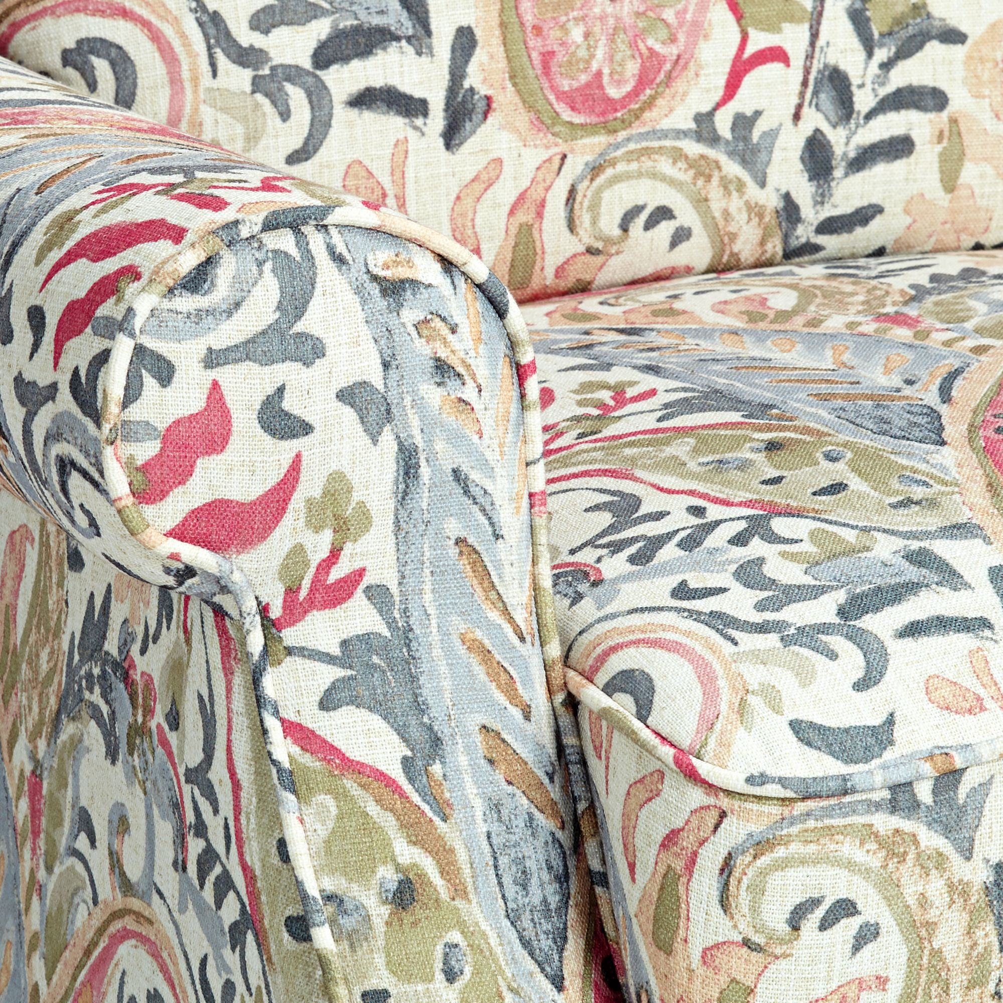 red paisley recliner