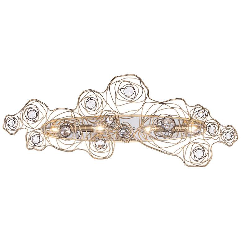 Image 2 Ethereal Rose 37 1/2"H Havana Gold Ombre 4-Light Wall Sconce more views