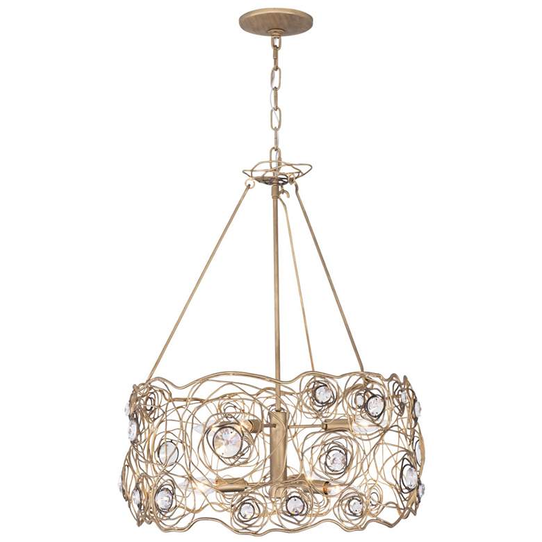 Image 2 Ethereal Rose 6-Lt Chandelier - Havana Gold Ombre more views