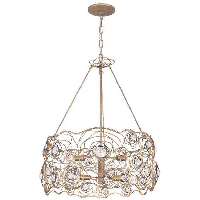 Image 3 Ethereal Rose 6-Lt Chandelier - Havana Gold Ombre more views