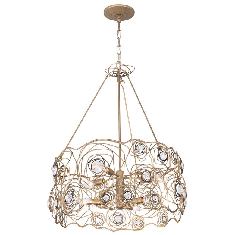 Image 4 Ethereal Rose 6-Lt Chandelier - Havana Gold Ombre more views