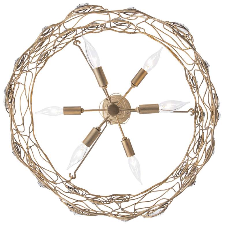 Image 5 Ethereal Rose 6-Lt Chandelier - Havana Gold Ombre more views