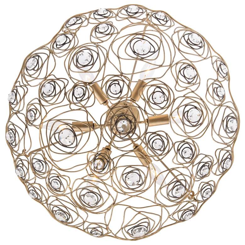 Image 4 Ethereal Rose 6-Lt Inverted Pendant - Havana Gold Ombre more views