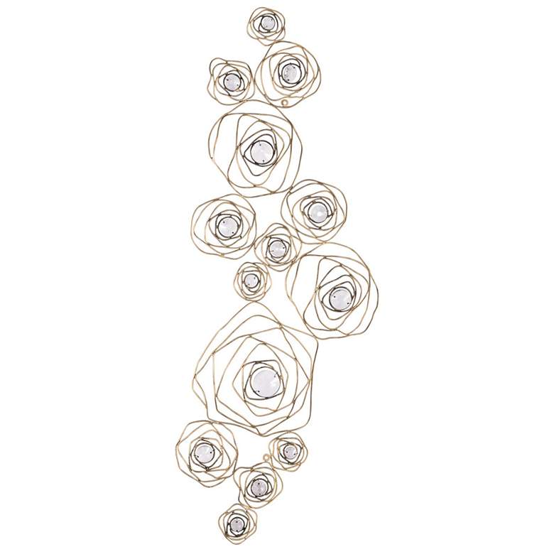 Image 1 Ethereal Rose Wall Art - Havana Gold Ombre