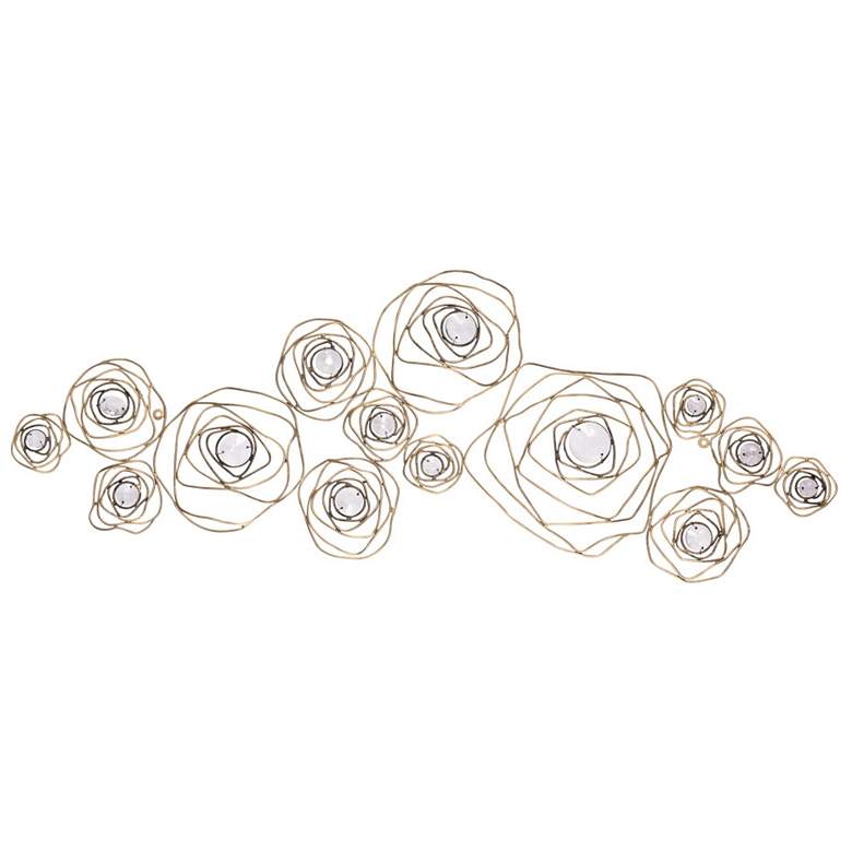 Image 2 Ethereal Rose Wall Art - Havana Gold Ombre more views