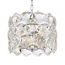 Etienne 13 1/2" Wide Chrome and Crystal Pendant Light