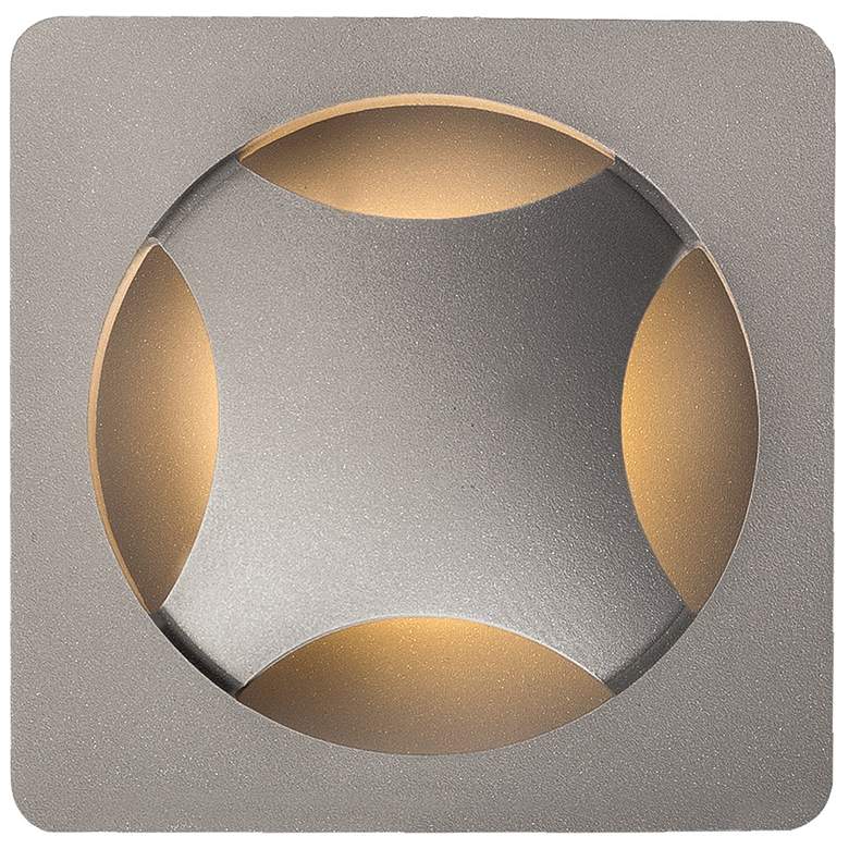 Image 1 Etna 8-in 1 Light Gray Integrated LED Outdoor Wall 5W Kuzco