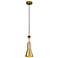 Etoile Small Aged Brass Pendant