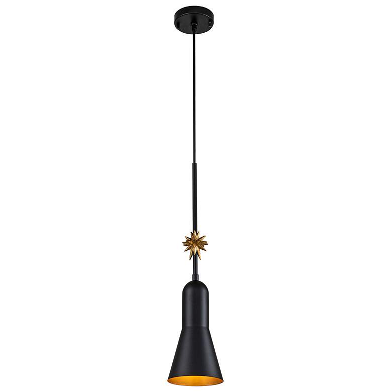 Image 1 Etoile Small Black Pendant