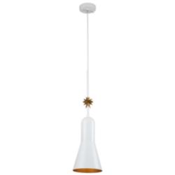 Etoille Large White Pendant with Star