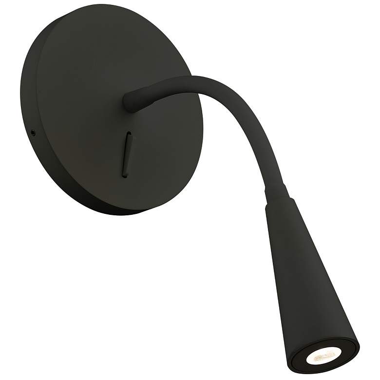 Image 1 Eton Black LED Adjustable Wall Lamp