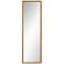 Eton Gold 18" x 60" Rectangular Thin Framed Wall Mirror