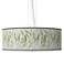 Eucalyptus Giclee 24" Wide 4-Light Pendant Chandelier