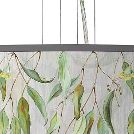 Image2 of Eucalyptus Giclee 24" Wide 4-Light Pendant Chandelier more views