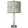 Eucalyptus Giclee Apothecary Clear Glass Table Lamp