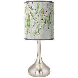 Image1 of Eucalyptus Giclee Droplet Table Lamp